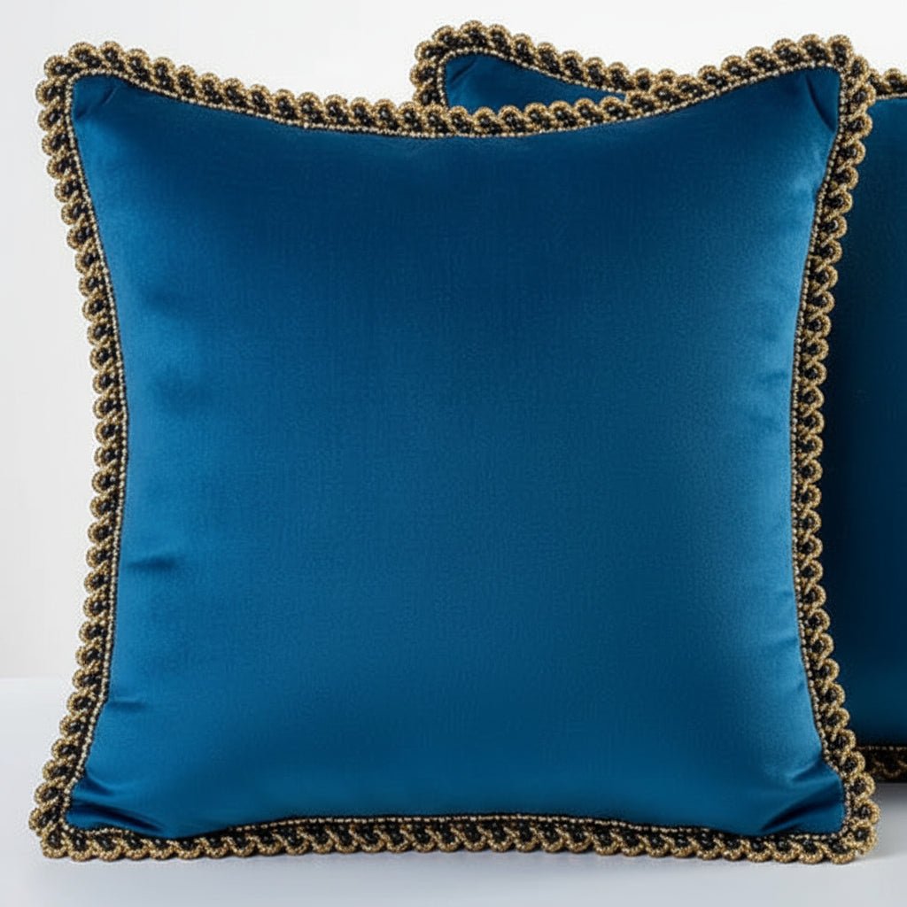 LuminaVie Elegant French Style Decorative Pillow With Vibrant Color Design