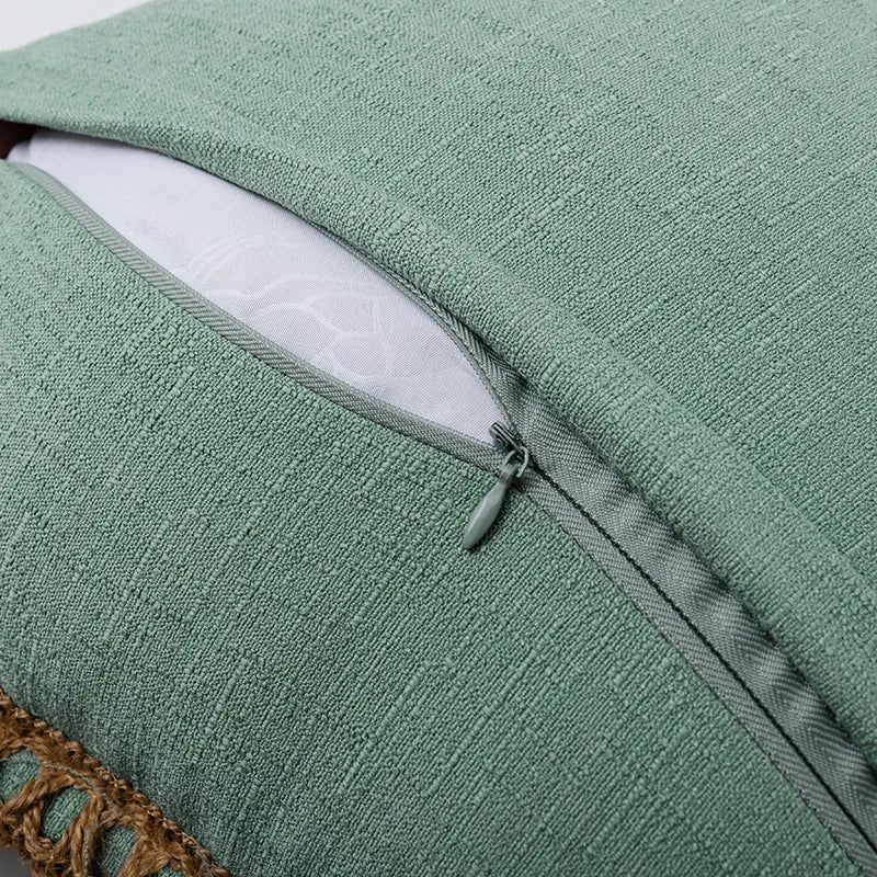 LuminaVie Elegant French Style Decorative Pillow With Vibrant Color Design