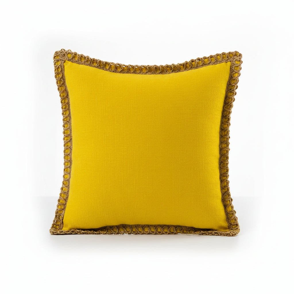 LuminaVie Elegant French Style Decorative Pillow With Vibrant Color Design