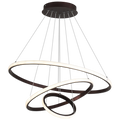 Three Layer Modern Chandelier With Elegant Design And LED Bulbs, Height Adjustable
