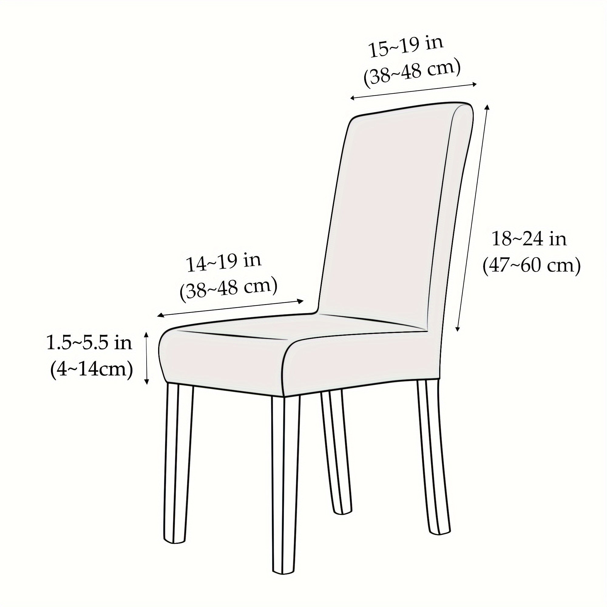 Stretch velvet chair covers for elegant dining spaces