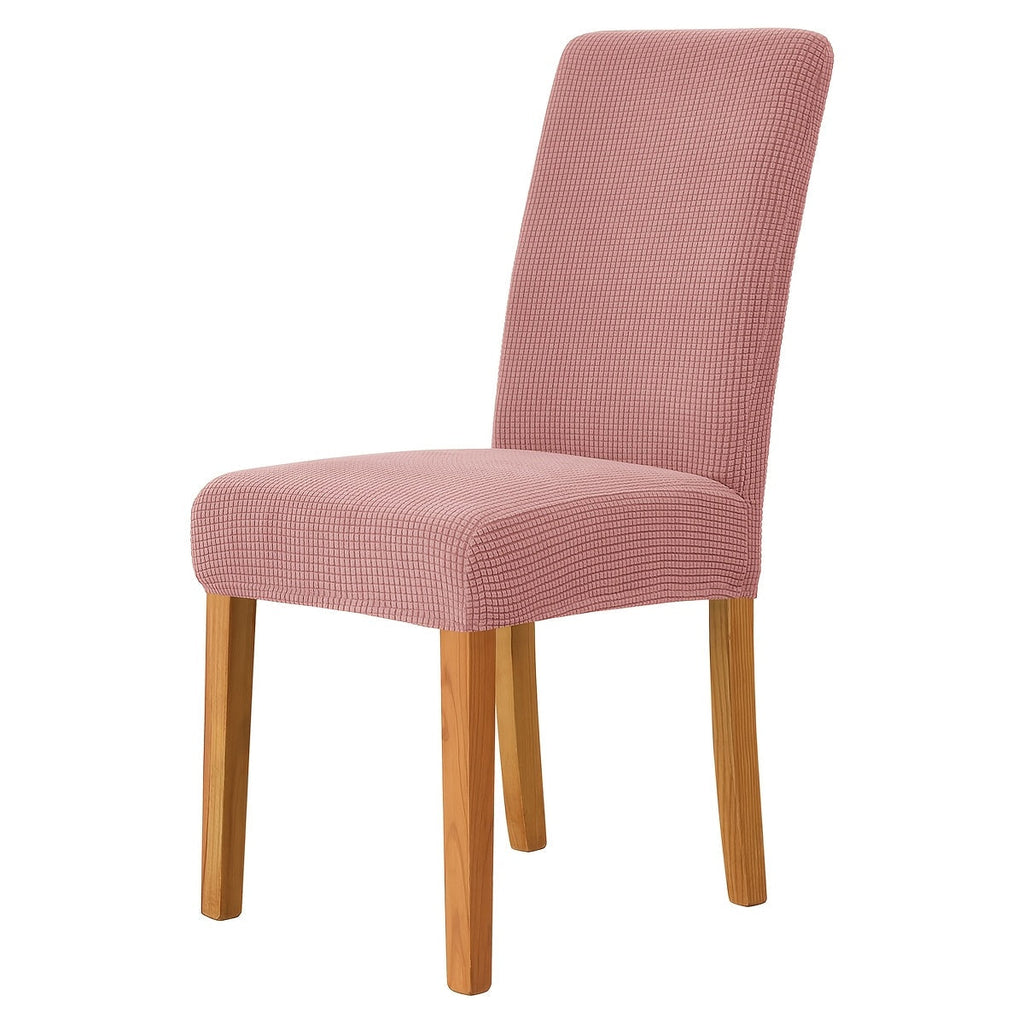 Stretch velvet chair covers for elegant dining spaces