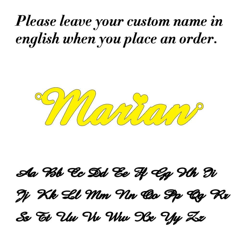 Aurea Personalized Name Necklace In Stainless Steel For Women