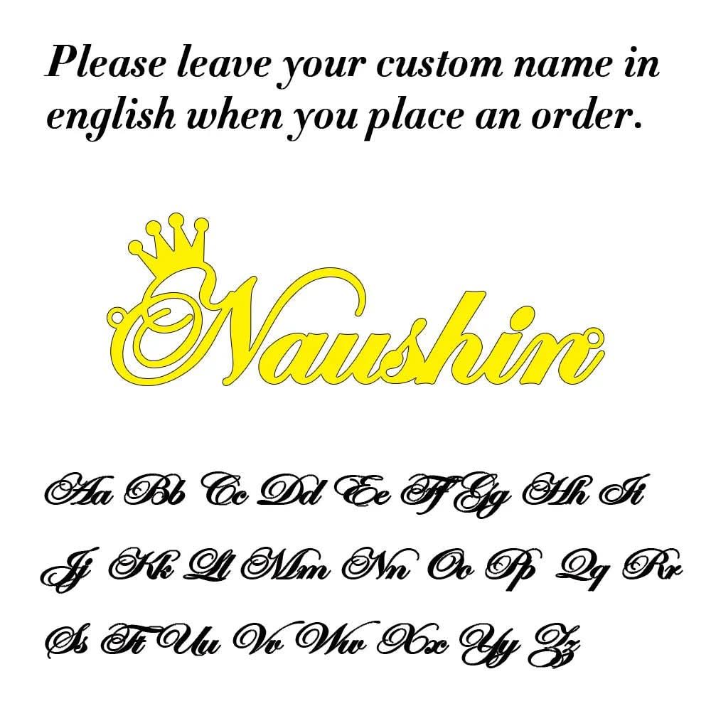 Aurea Personalized Name Necklace In Stainless Steel For Women