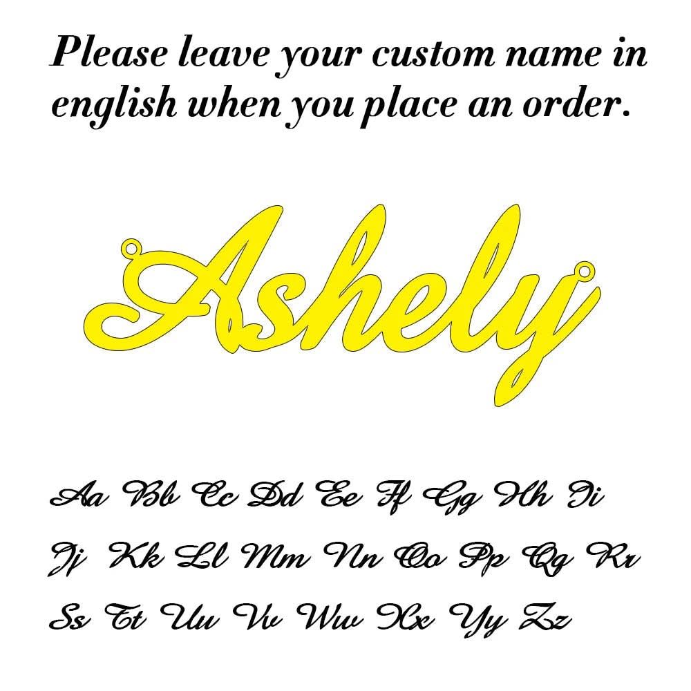 Aurea Personalized Name Necklace In Stainless Steel For Women