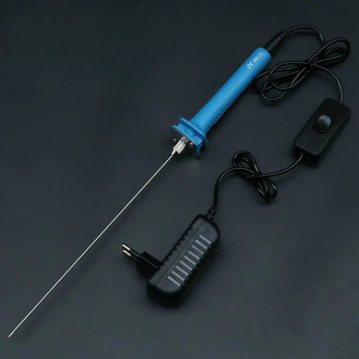 חותך קצף חשמלי חם 12V לחיתוך קצף סטירופום וקצף EVA בגודל 50-250 מ"מ