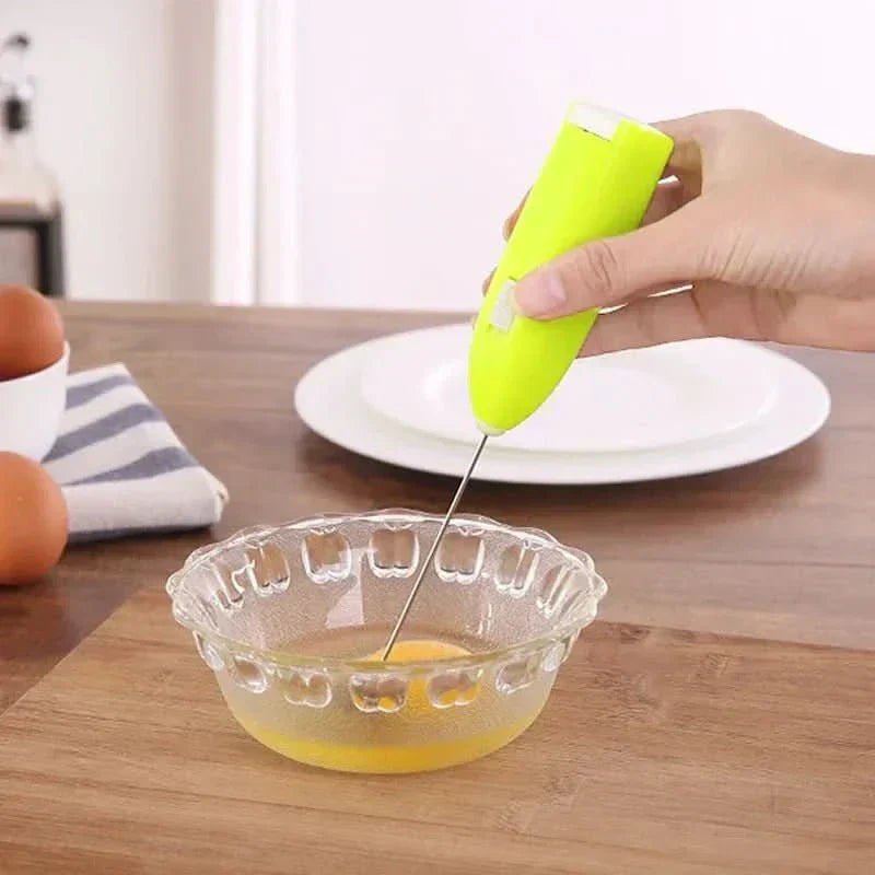FoamGenius Electric Milk Frother For Versatile Kitchen Use