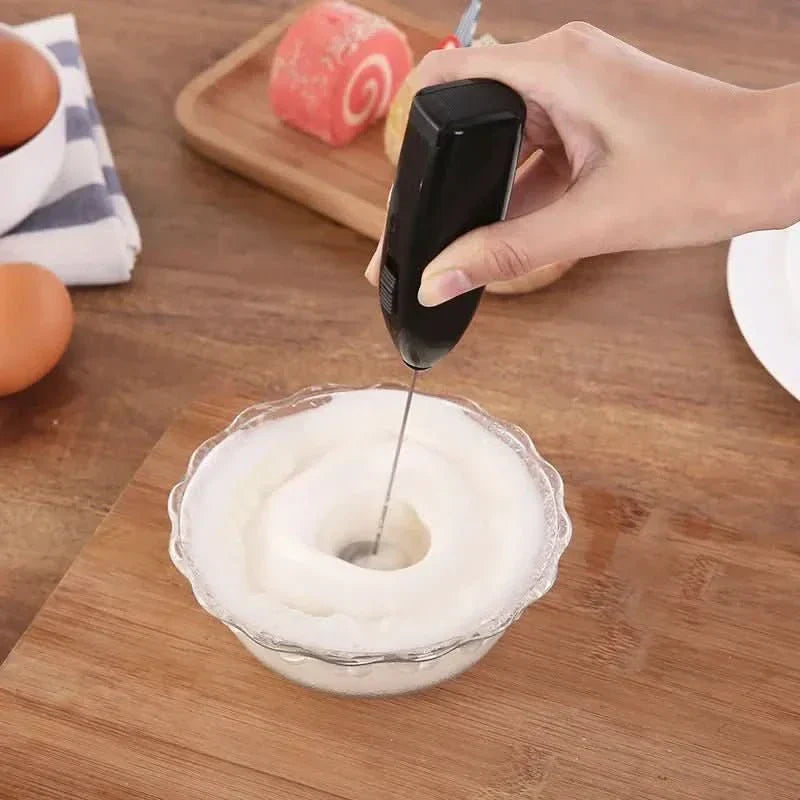 FoamGenius Electric Milk Frother For Versatile Kitchen Use