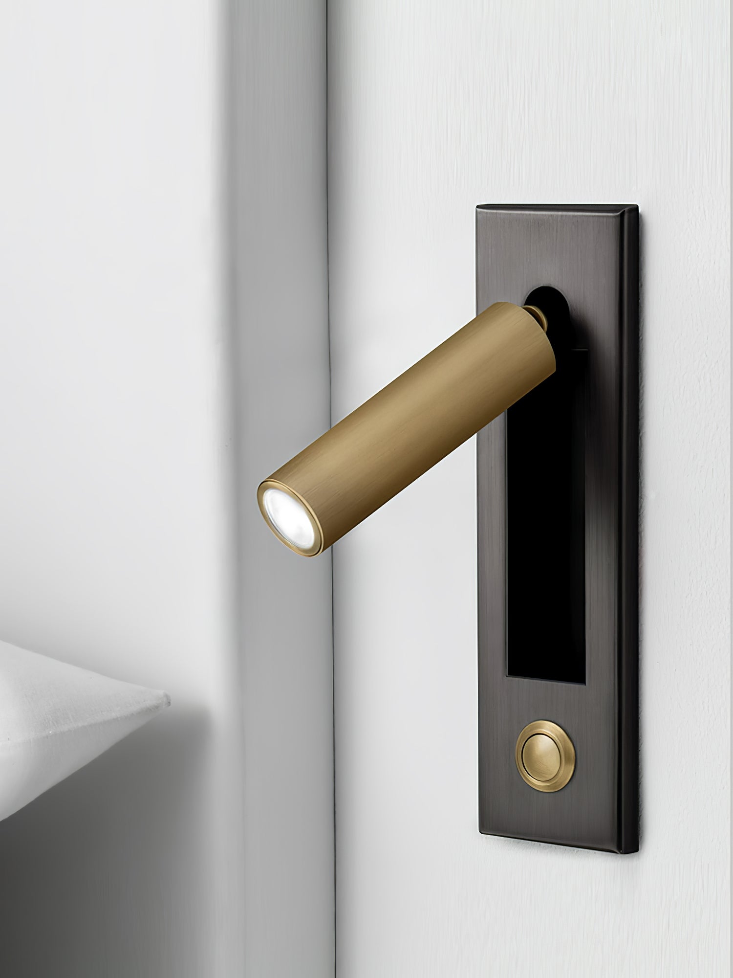 Lampada da parete incorporata per comodino, ideale per la lettura notturna e l'atmosfera