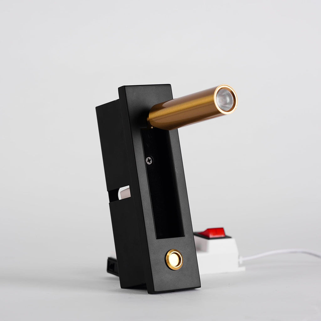 Lampada da parete incorporata per comodino, ideale per la lettura notturna e l'atmosfera