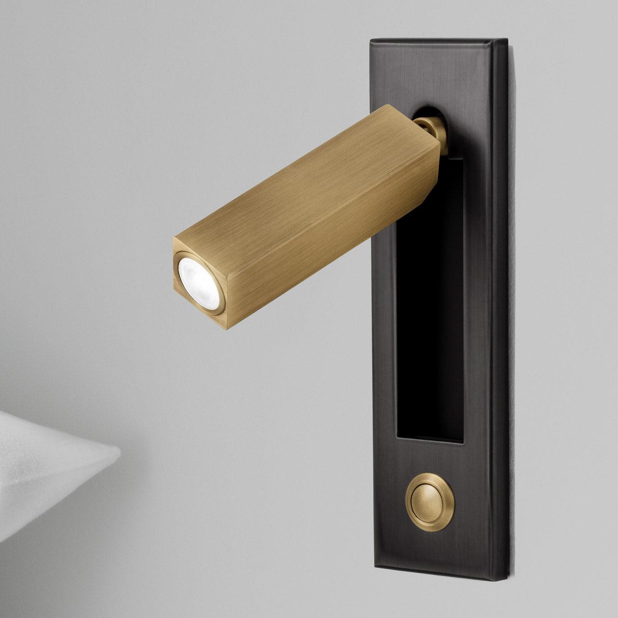 Lampada da parete incorporata per comodino, ideale per la lettura notturna e l'atmosfera