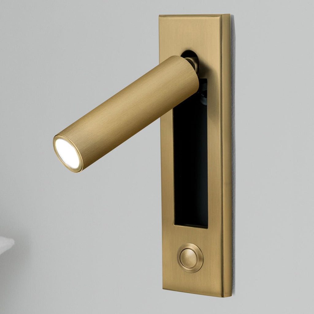 Lampada da parete incorporata per comodino, ideale per la lettura notturna e l'atmosfera