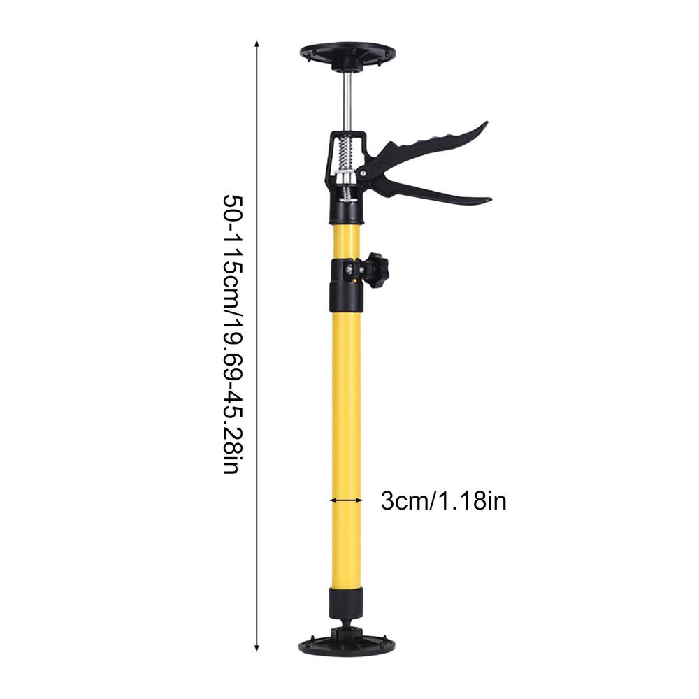 Steel Telescoping Cabinet Support Pole With Adjustable Jacks For Cabinet Install Up To 66 Lbs