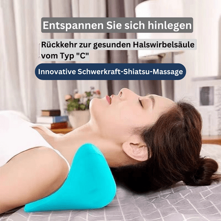 SereniEase Ergonomic Neck Massage Pillow For Relaxation And Pain Relief