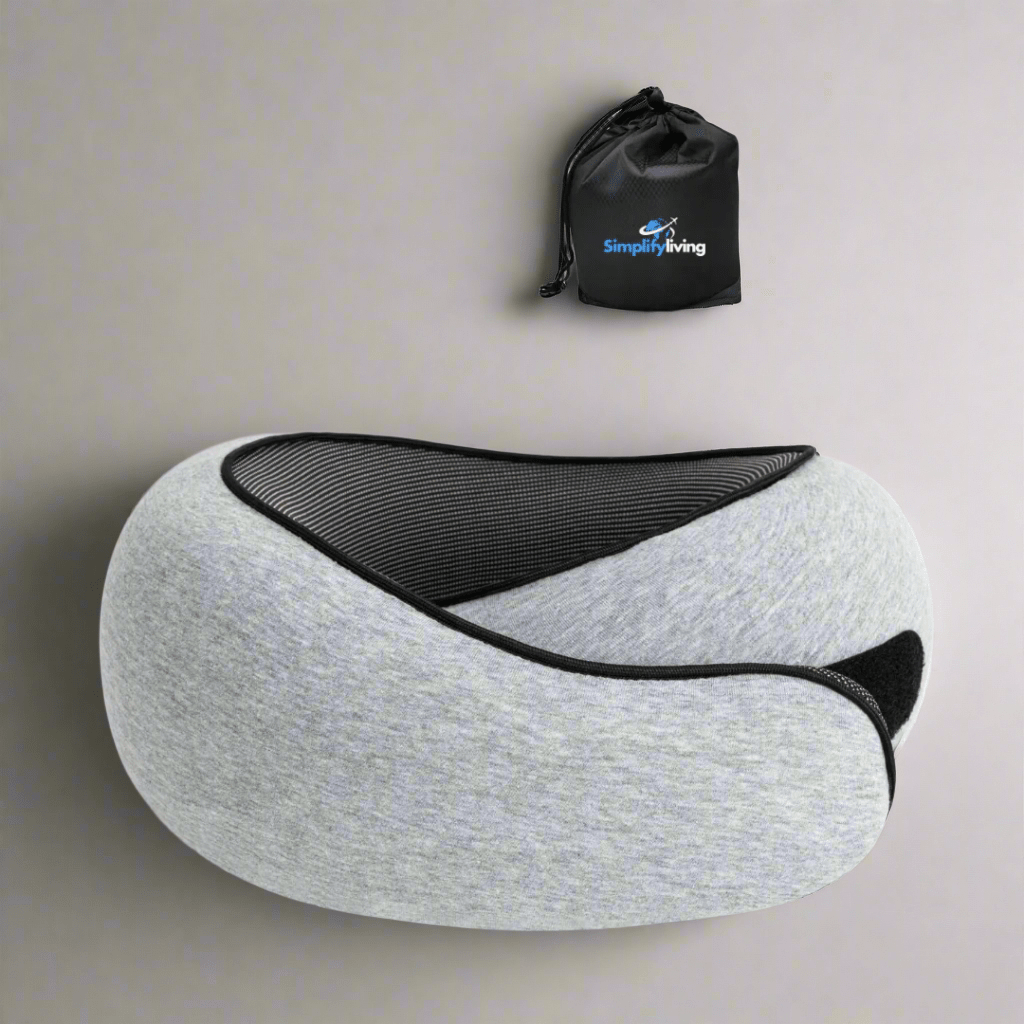 NobleNest Ergonomic Travel Pillow For Ultimate Comfort