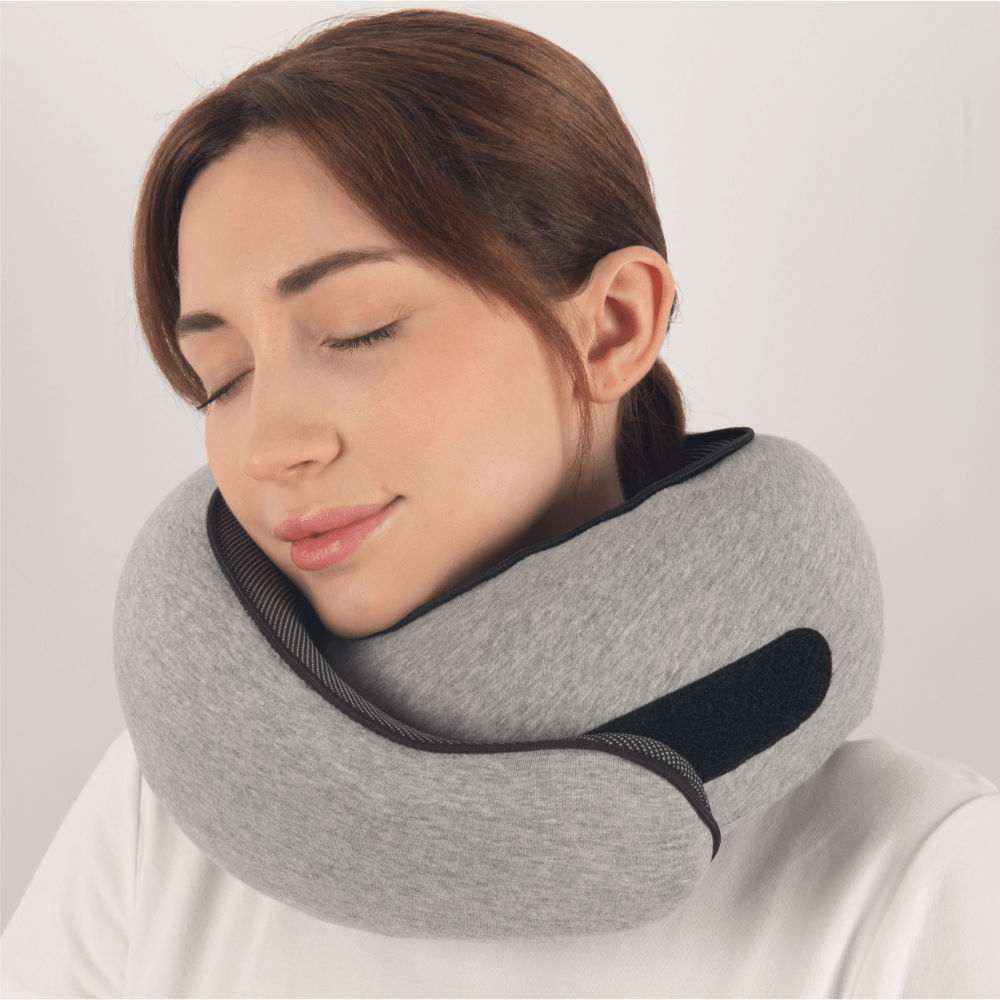 NobleNest Ergonomic Travel Pillow For Ultimate Comfort