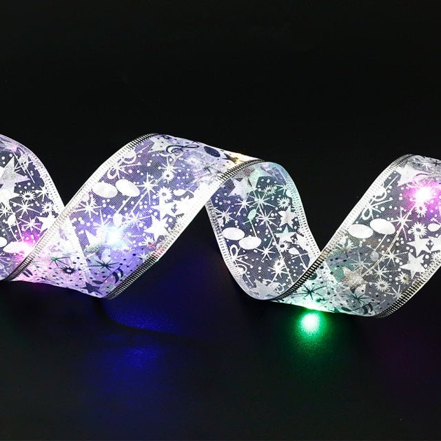 TwinkleGrove Double Layer LED String Lights for Christmas Trees
