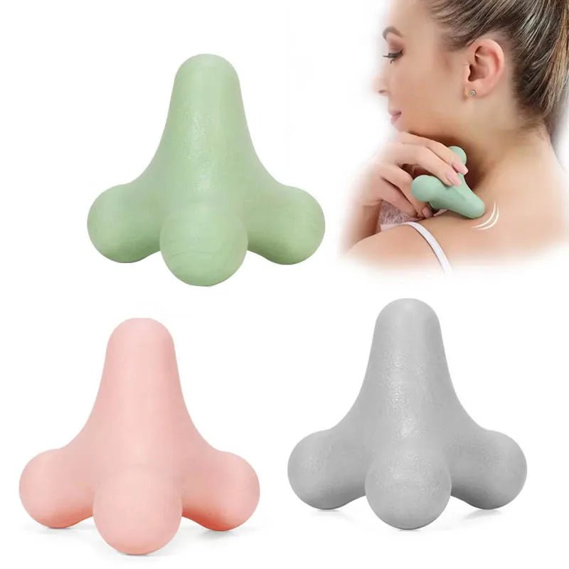 CorePoint Quad Corner Massage Ball for Deep Tissue Massage and Muscle Recovery