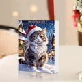 WhiskerCharm Calendario Dell'Avvento Gatto 24 Giorni Con Ciondoli Acrilici Vintage
