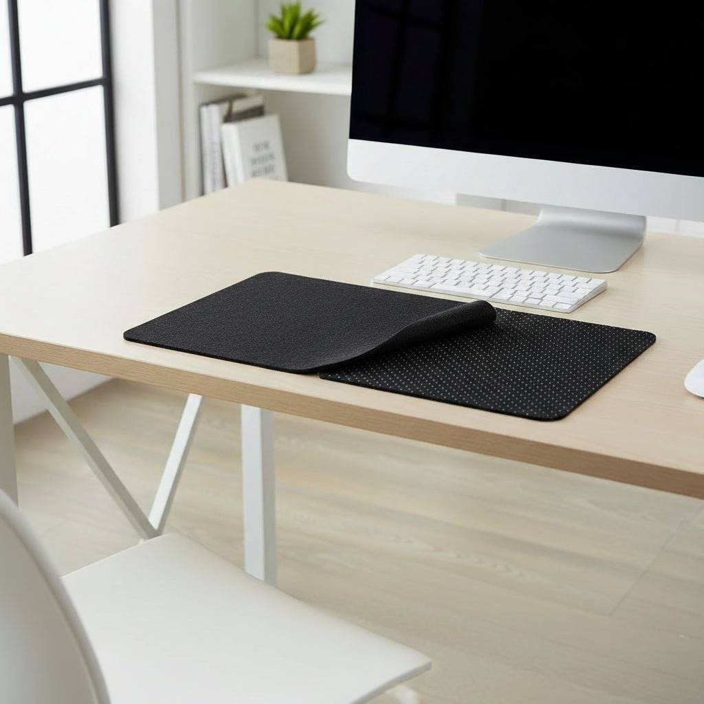 WeaveCraft Handmade-Looking Wool Felt Mouse Pad, Premium Quality, Non Slip