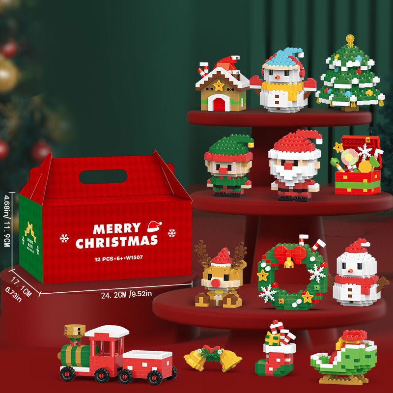 Bright Blocks Christmas Building Blocks for Creative Construction