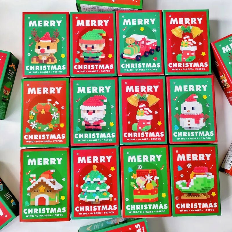 Bright Blocks Christmas Building Blocks for Creative Construction