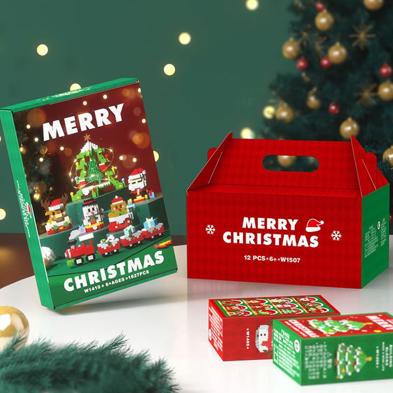 Bright Blocks Christmas Building Blocks for Creative Construction