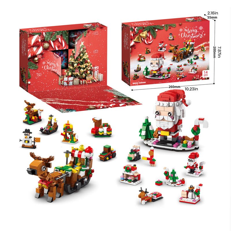Bright Blocks Christmas Building Blocks for Creative Construction
