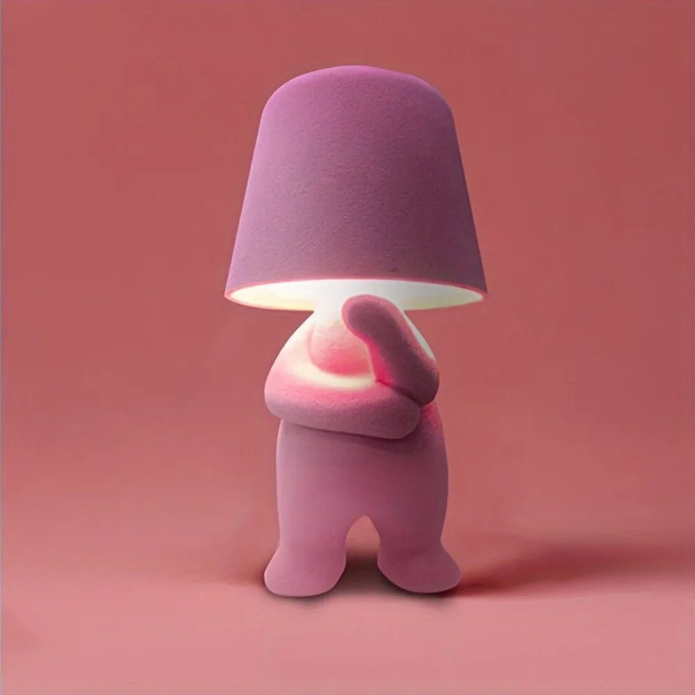 Figure Glow LED Lamp In Human Shape For Creative Table And Room Lighting