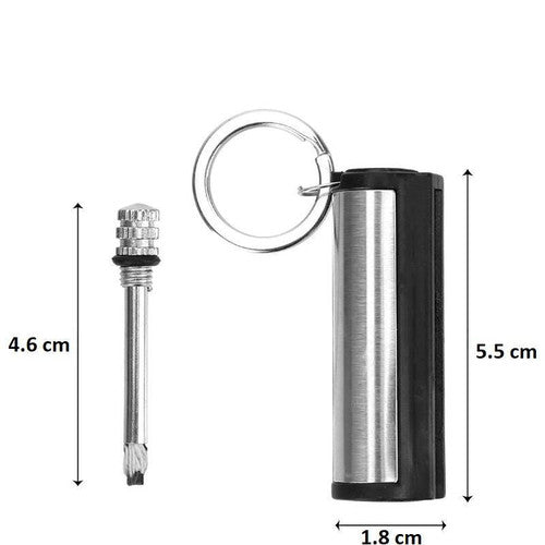 ApexFlint Compact Waterproof Metal Fire Starter for Reliable Ignition