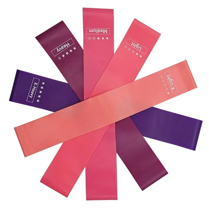 VibeFlex Resistance Bands Set With Five Strength Levels For Full Body Training