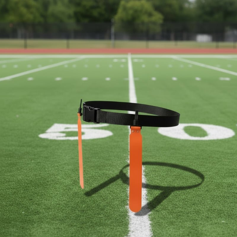 Cintura PlayGuard con Bandiera per Rugby e Football Non-Contact, Cintura Regolabile per i Fianchi