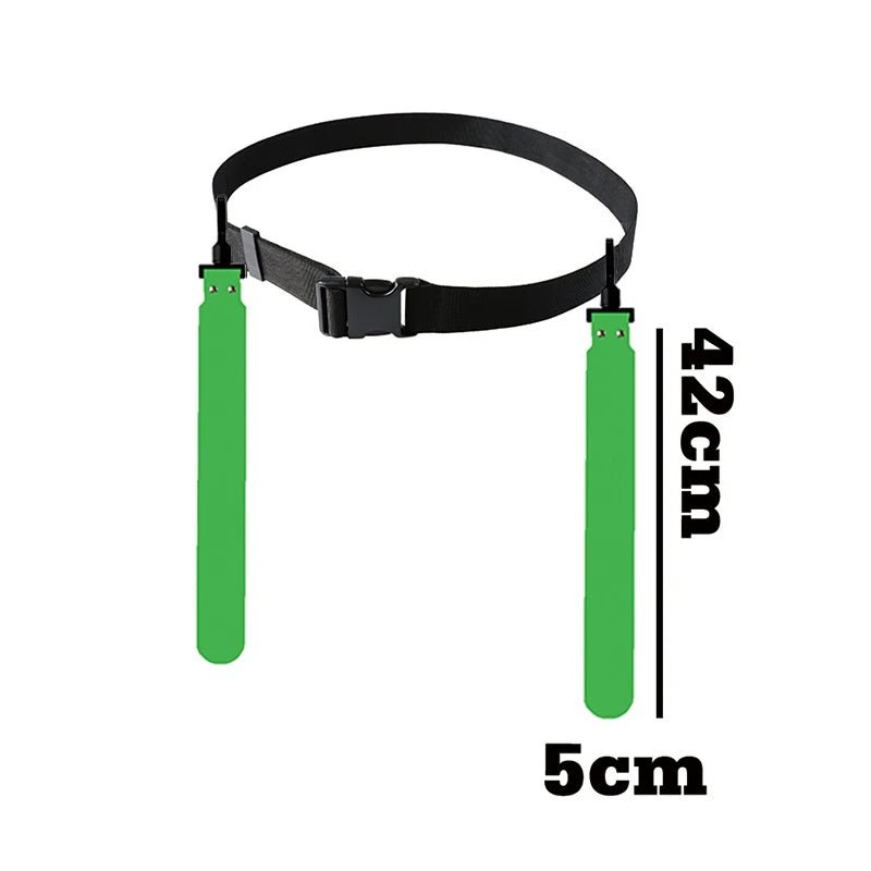 Cintura PlayGuard con Bandiera per Rugby e Football Non-Contact, Cintura Regolabile per i Fianchi