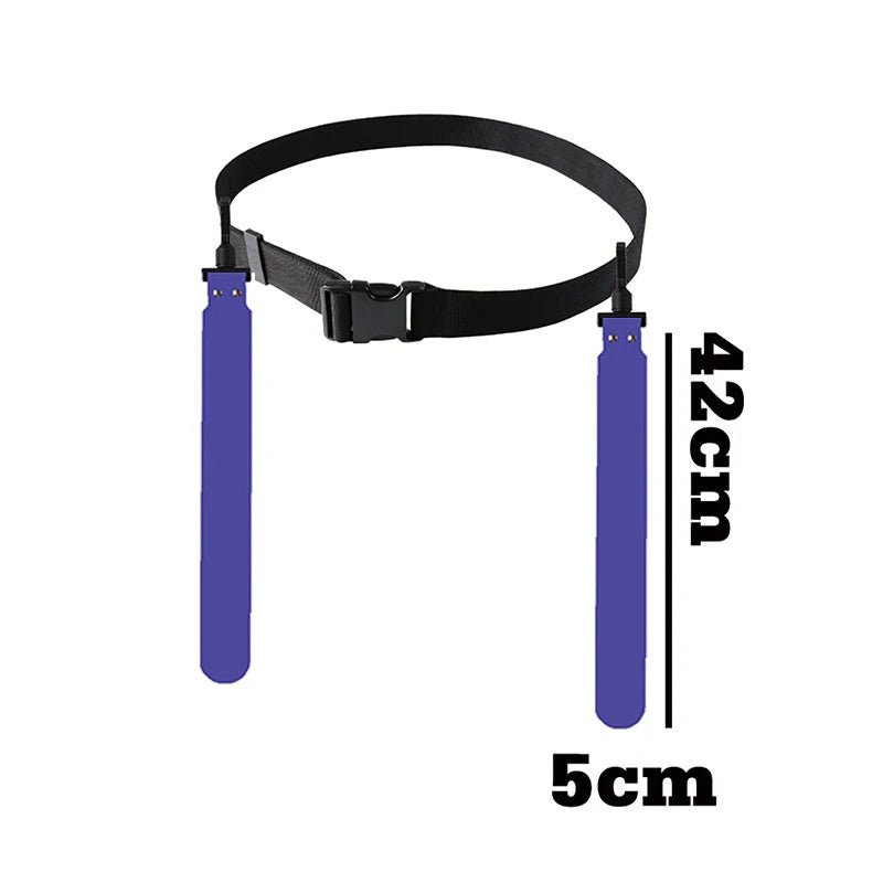 Cintura PlayGuard con Bandiera per Rugby e Football Non-Contact, Cintura Regolabile per i Fianchi