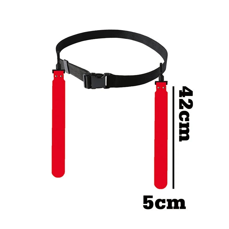 Cintura PlayGuard con Bandiera per Rugby e Football Non-Contact, Cintura Regolabile per i Fianchi