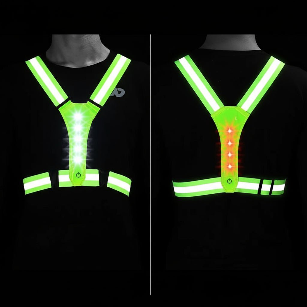 LumaWear USB Rechargeable LED Vest For Running, Cycling And Hiking