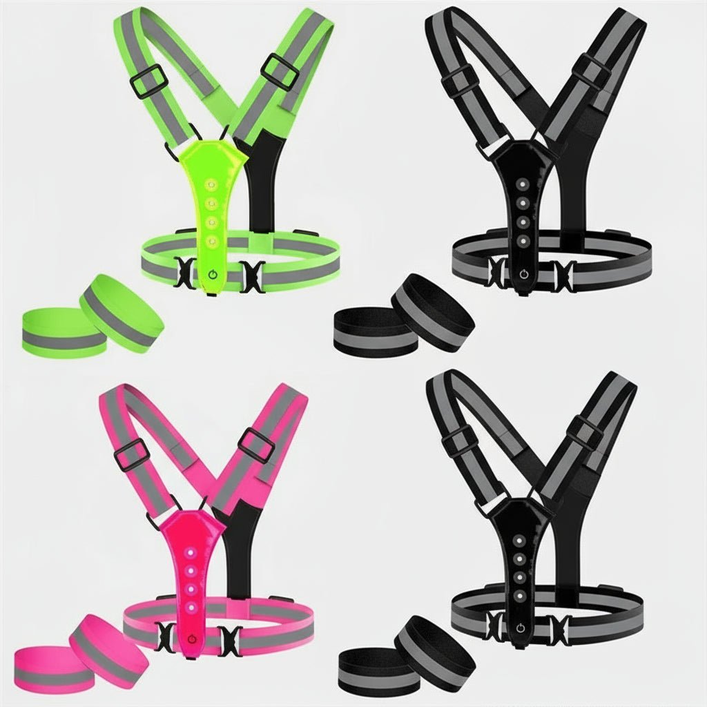 LumaWear USB Rechargeable LED Vest For Running, Cycling And Hiking