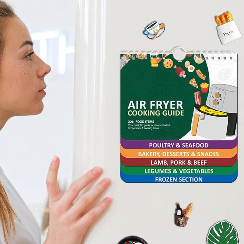 AeroFry Air Fryer Cooking Cheat Sheet For Quick Meals