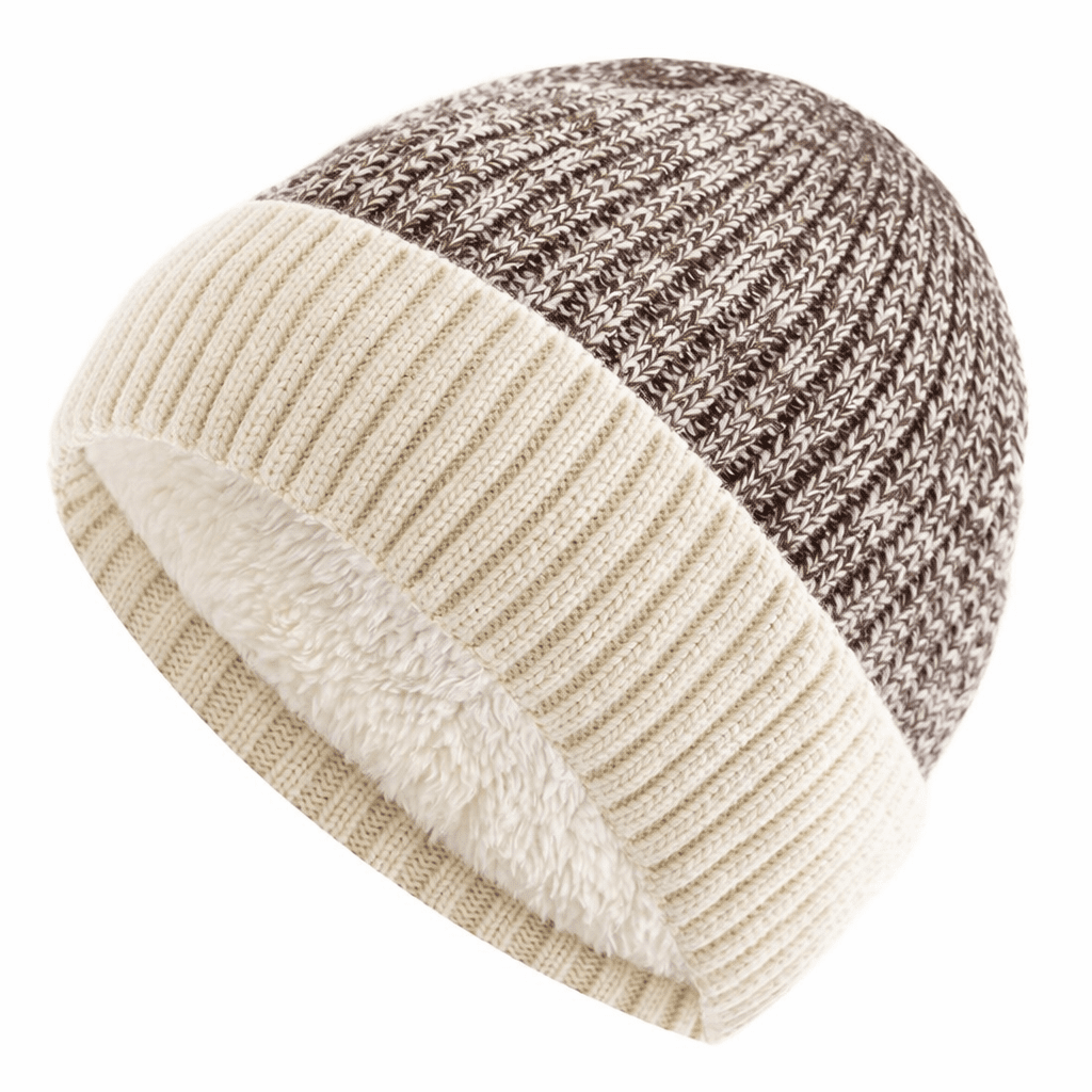 LumaWear Two-Tone Fleece-Lined Beanie For All-Day Warmth