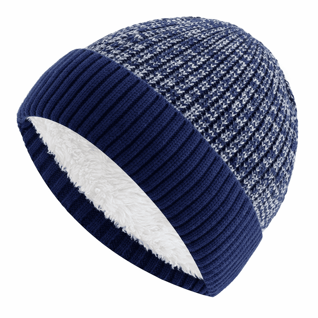 LumaWear Two-Tone Fleece-Lined Beanie For All-Day Warmth
