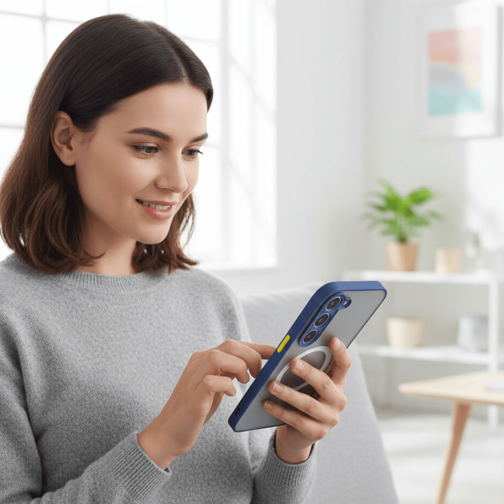 QuakeGuard mágneses védőtok Samsung okostelefonokhoz