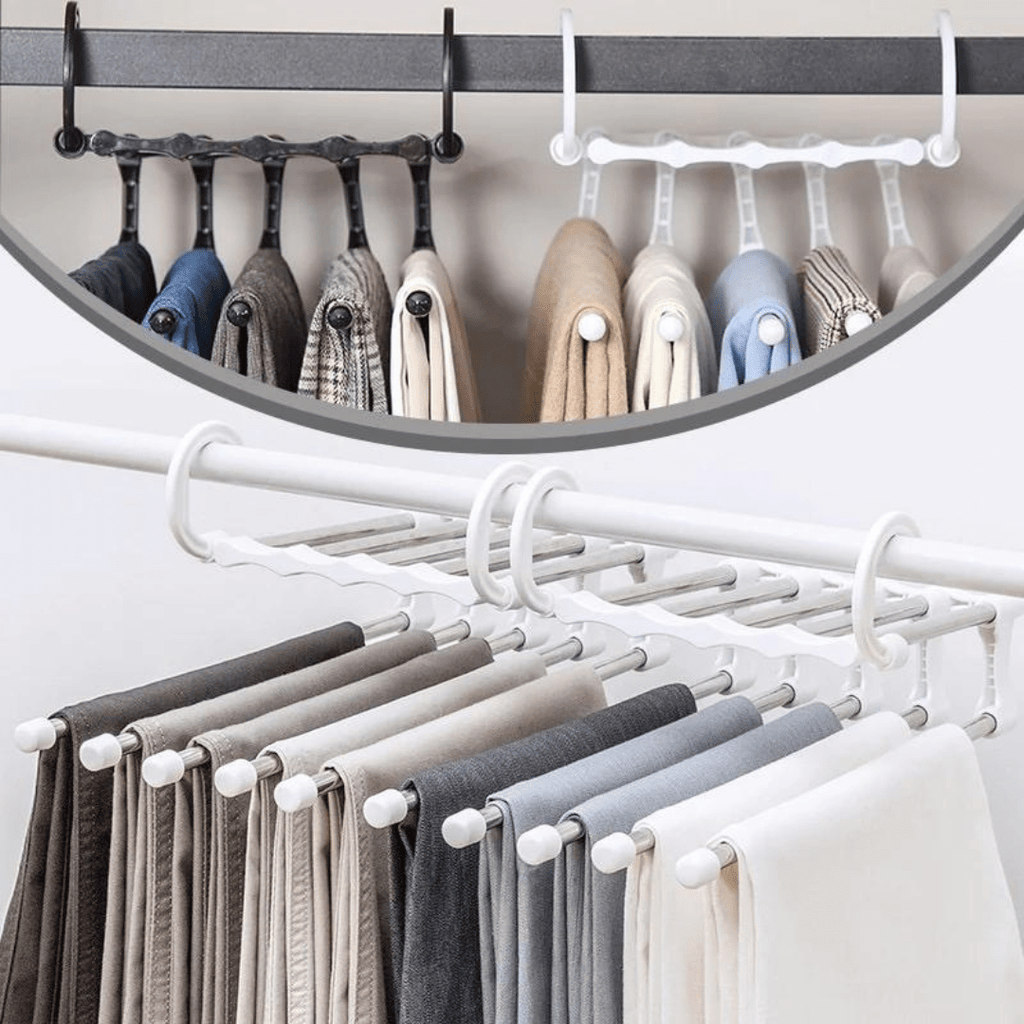 WardrobeWise Sada 5 skládacích ramínek šetřících místo