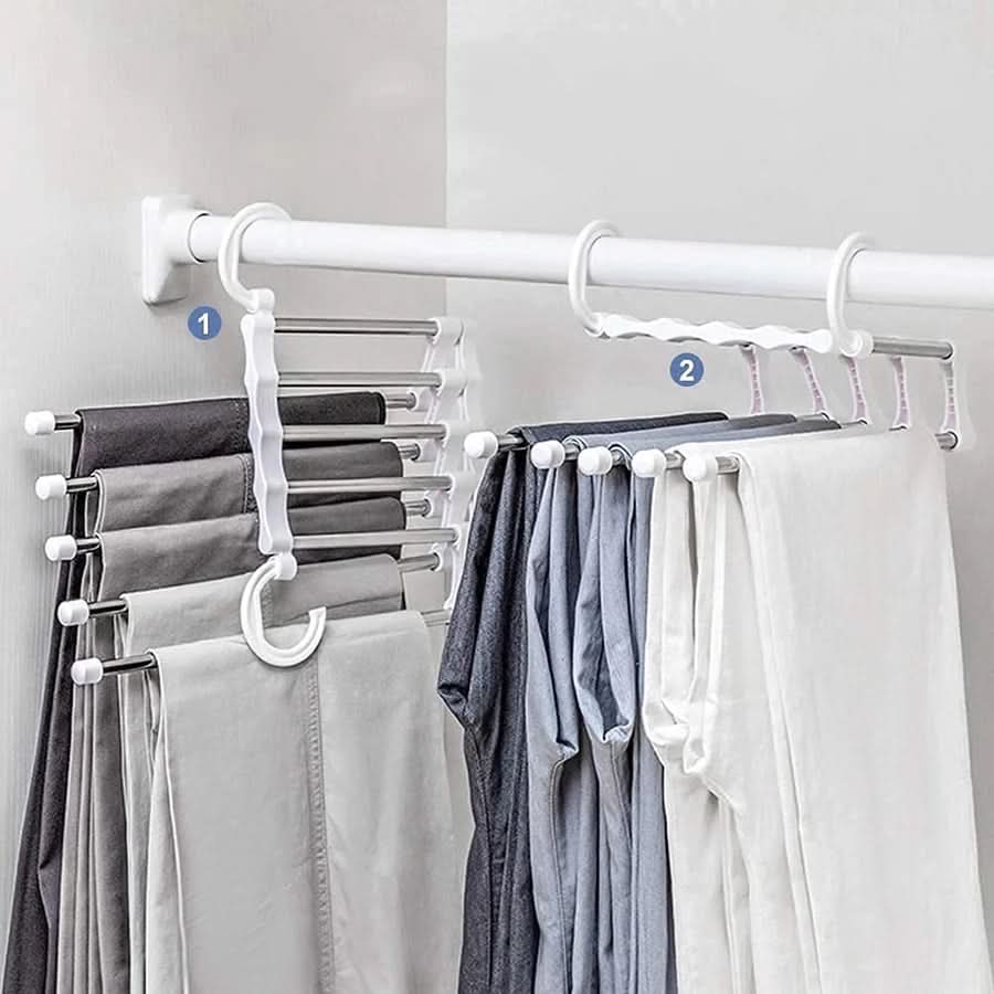 WardrobeWise Sada 5 skládacích ramínek šetřících místo
