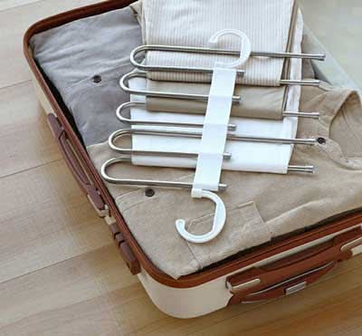 WardrobeWise Sada 5 skládacích ramínek šetřících místo