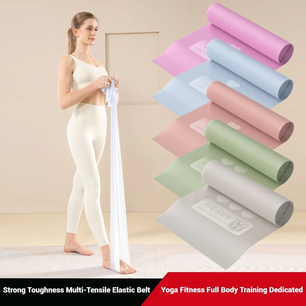 FlexFlow Stretch Resistance Band for Yoga and Fitness Beginners