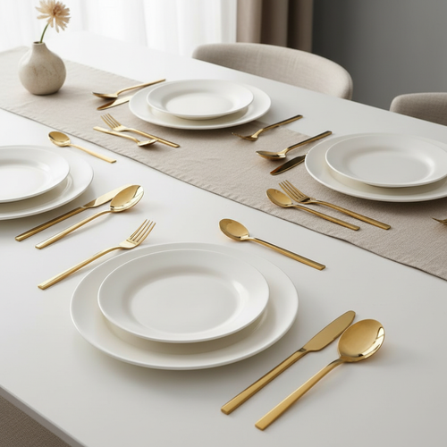 30-Piece Cutlery Set For Six In 18/10 Stainless Steel | Fervei