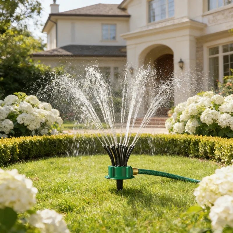 AquaNova Automatisk Multi-Hoved 360 Graders Sprinkler Til Store Haveområder