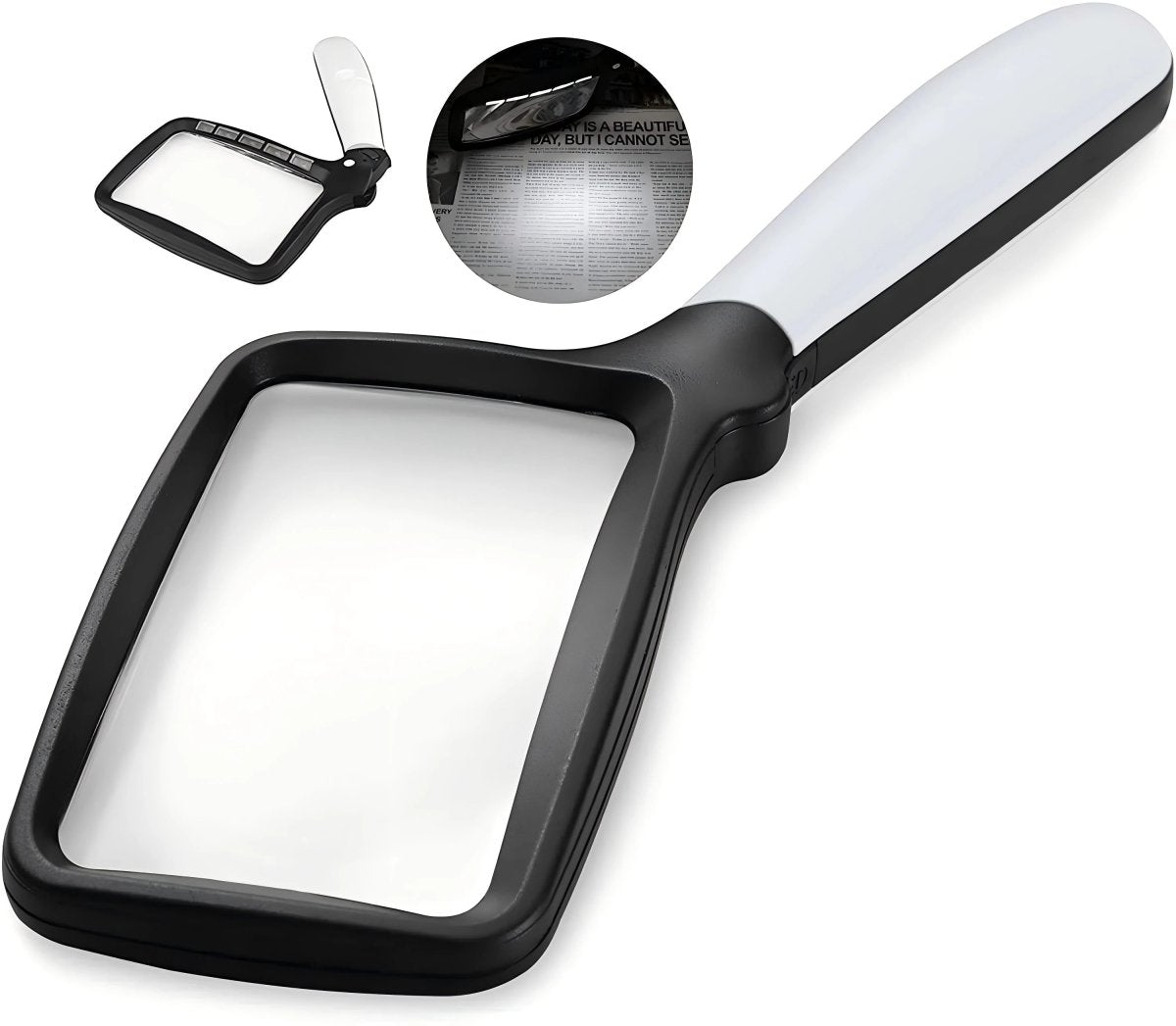 BrightSight Hand Magnifier With 3x Magnification And LED Lighting