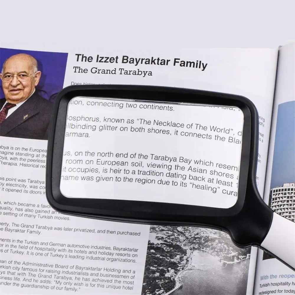 BrightSight Hand Magnifier With 3x Magnification And LED Lighting