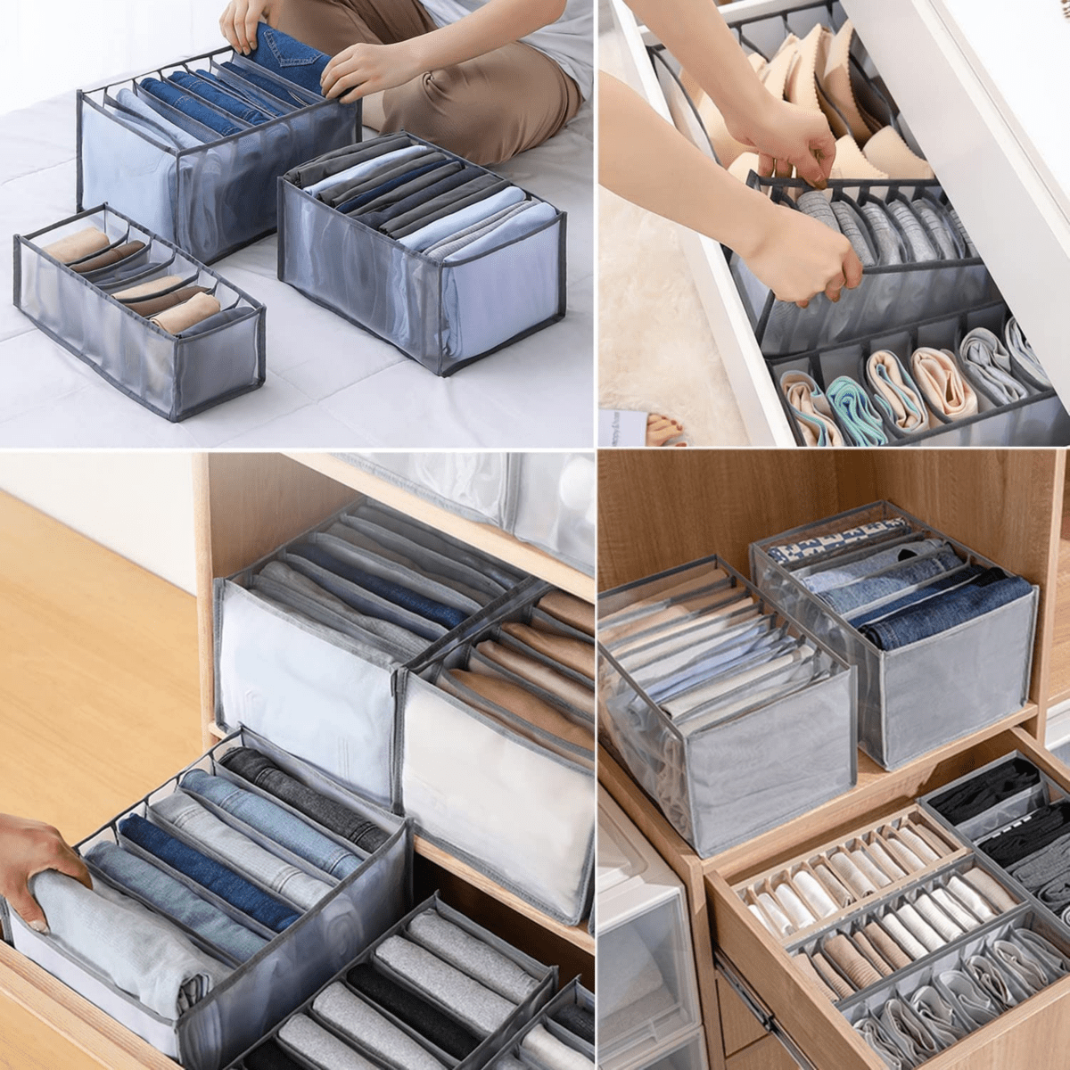 ClothFlow Set Organizzatore per Armadio per Conservazione Senza Pieghe e Ordinata